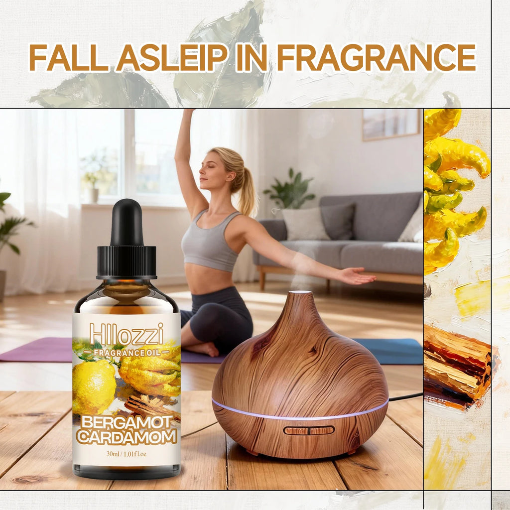 BERCAMOT CARDAMOM FRAGRANCE OIL: For aromatherapy, diffusing, fargrance and candle Scented Candle.