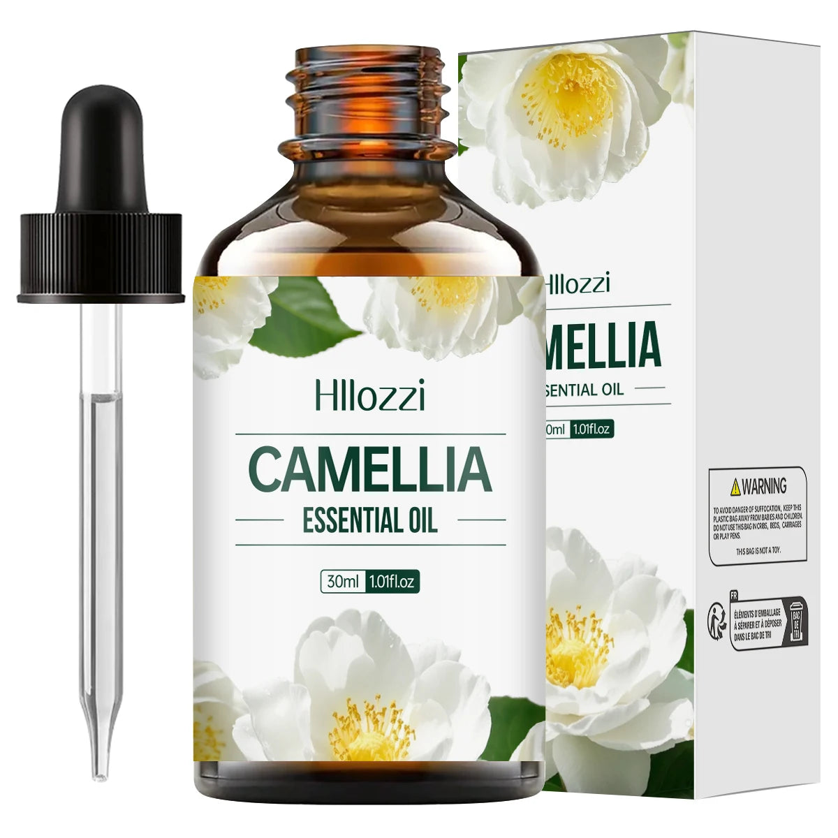 Camellia Essential Oil, multi-purpose moisturizing oil, suitable for aromatherapy diffuser, hair care, nail and massage.