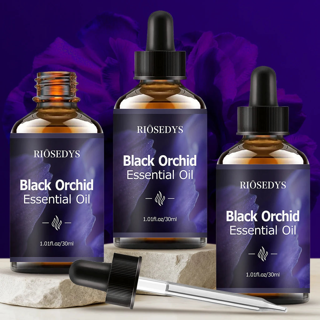 Black orchid essential oil,with a refreshing aroma,is suitable for body massage and hair care,and is suitable for all seasons